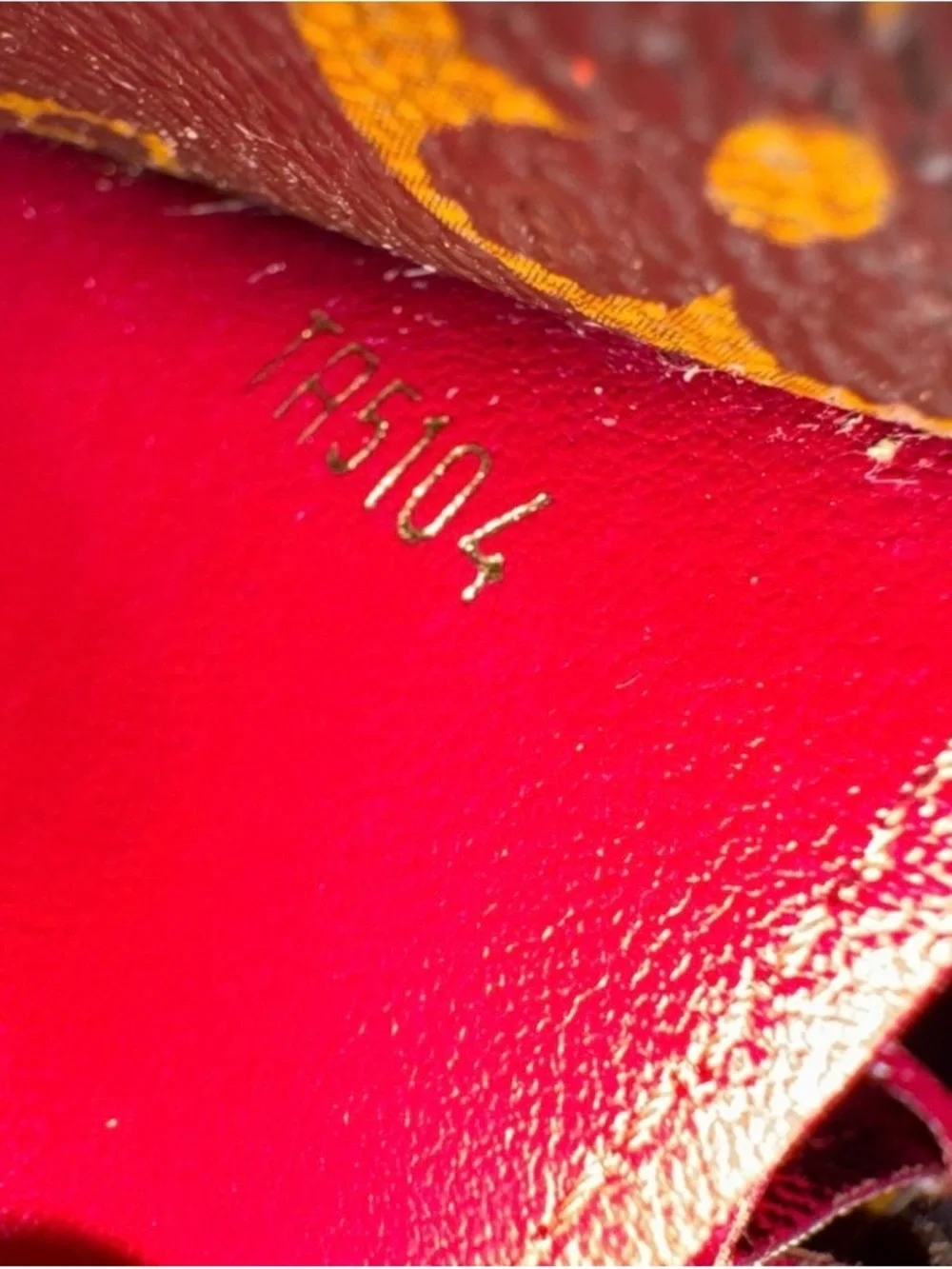 Louis Vuitton Monogram Emilie Wallet/Rasberry Interior with COA